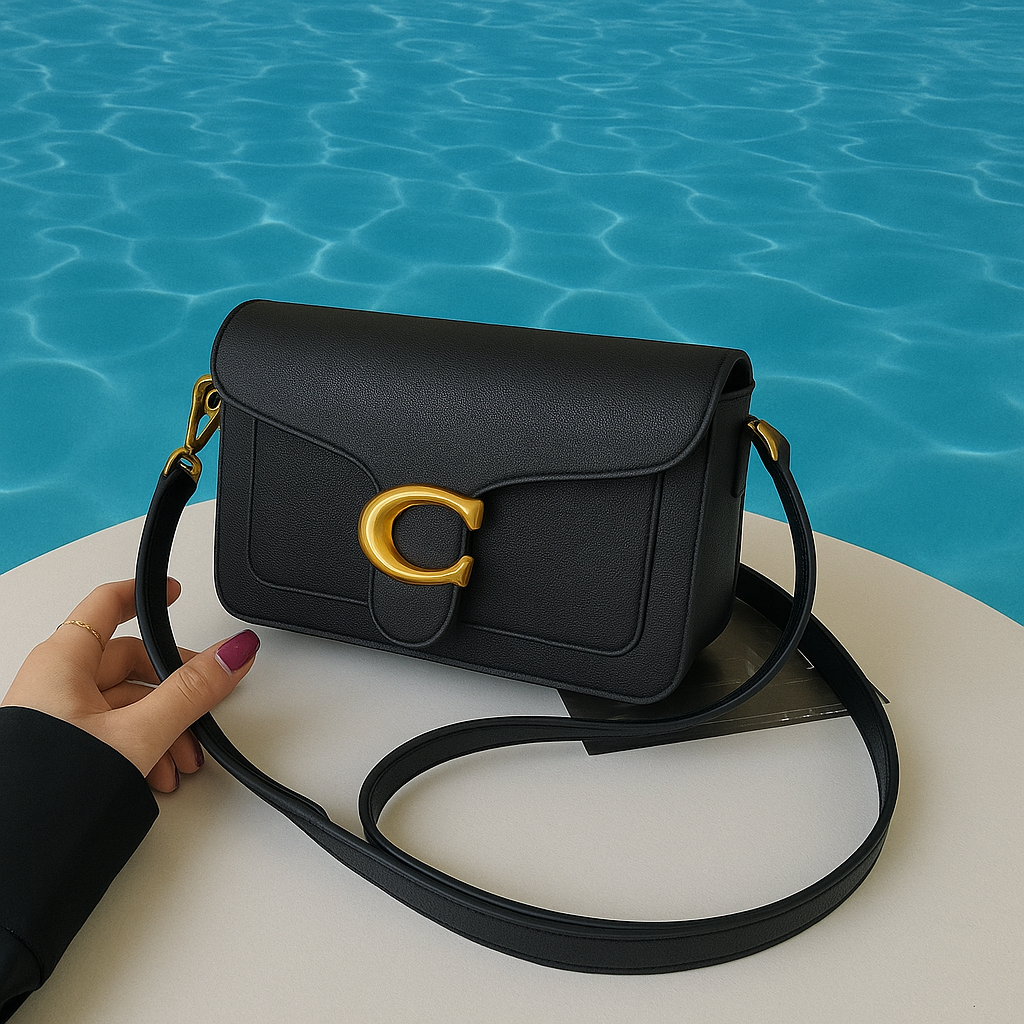 Crossbody tas met gouden detail | Verschillende kleuren | Ook crossbody te dragen