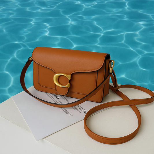Crossbody tas met gouden detail | Verschillende kleuren | Ook crossbody te dragen