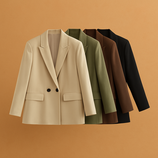 Meave | Blazer | Oversized pasvorm | Balans tussen elegantie en comfort | Dubbele knoopsluiting | Voor een chique uitstraling