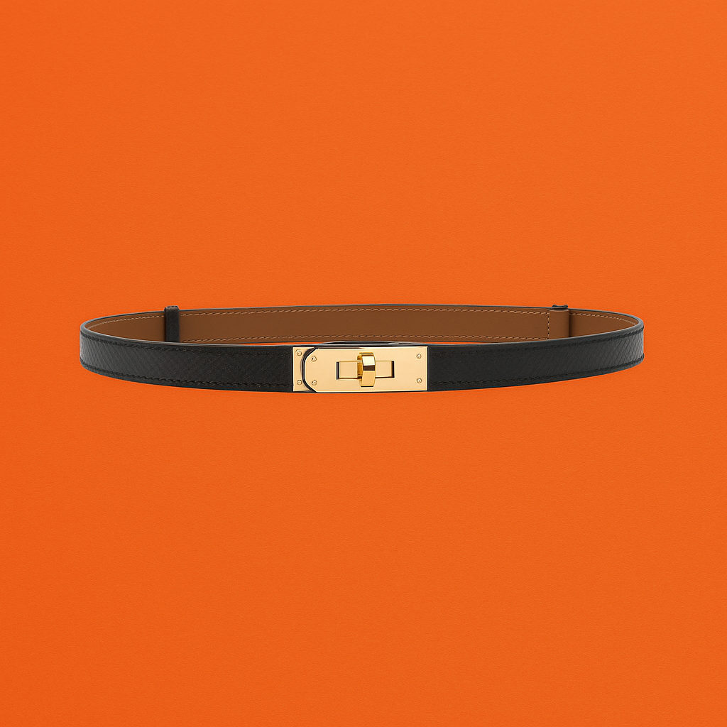 Dames riem | Smalle riem met gouden gesp | Verstelbaar in maat