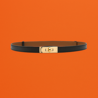 Dames riem | Smalle riem met gouden gesp | Verstelbaar in maat