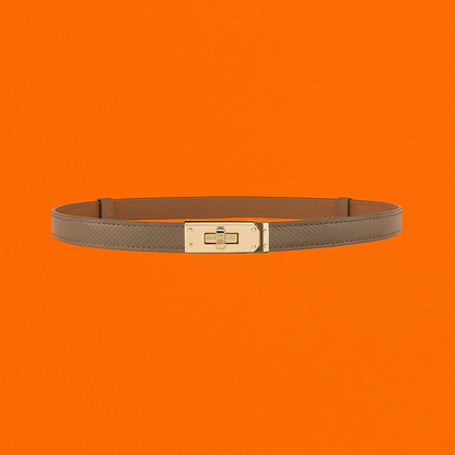 Dames riem | Smalle riem met gouden gesp | Verstelbaar in maat