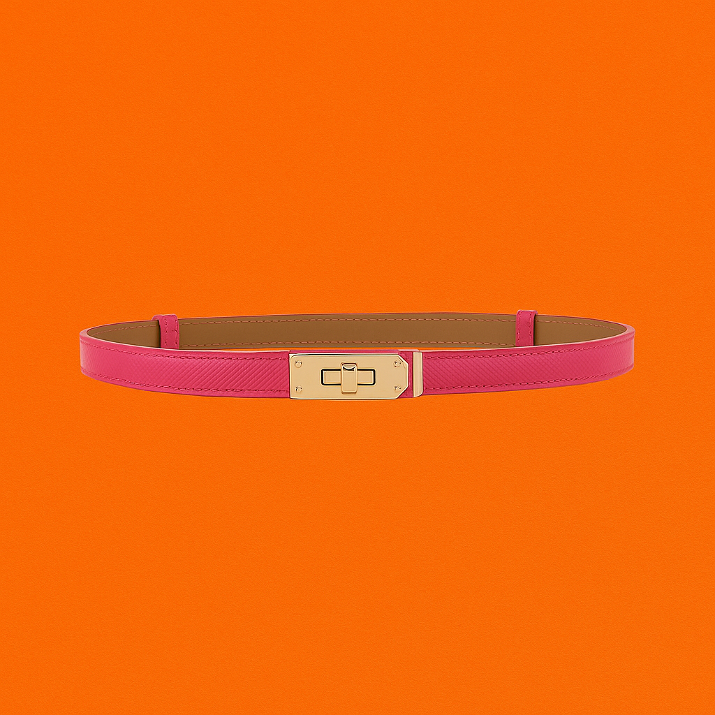Dames riem | Smalle riem met gouden gesp | Verstelbaar in maat