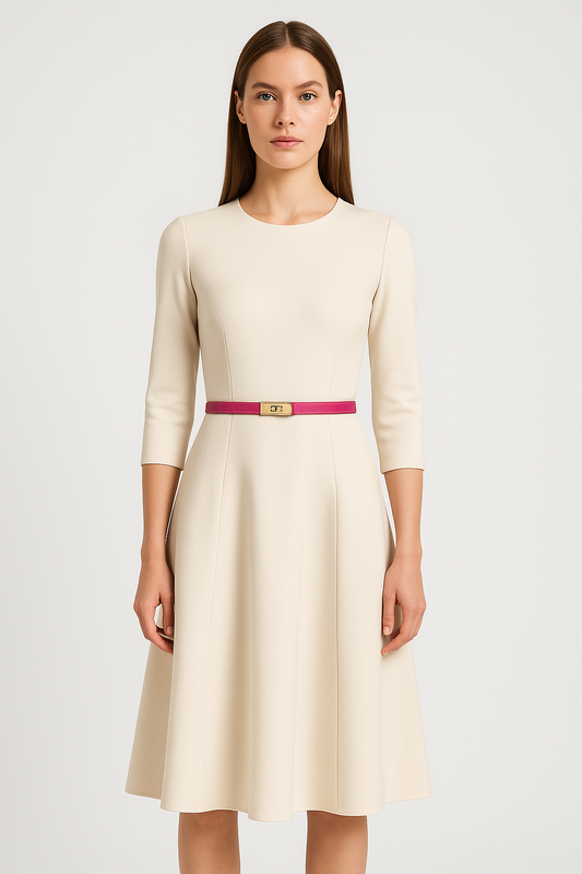 Dames riem | Smalle riem met gouden gesp | Verstelbaar in maat