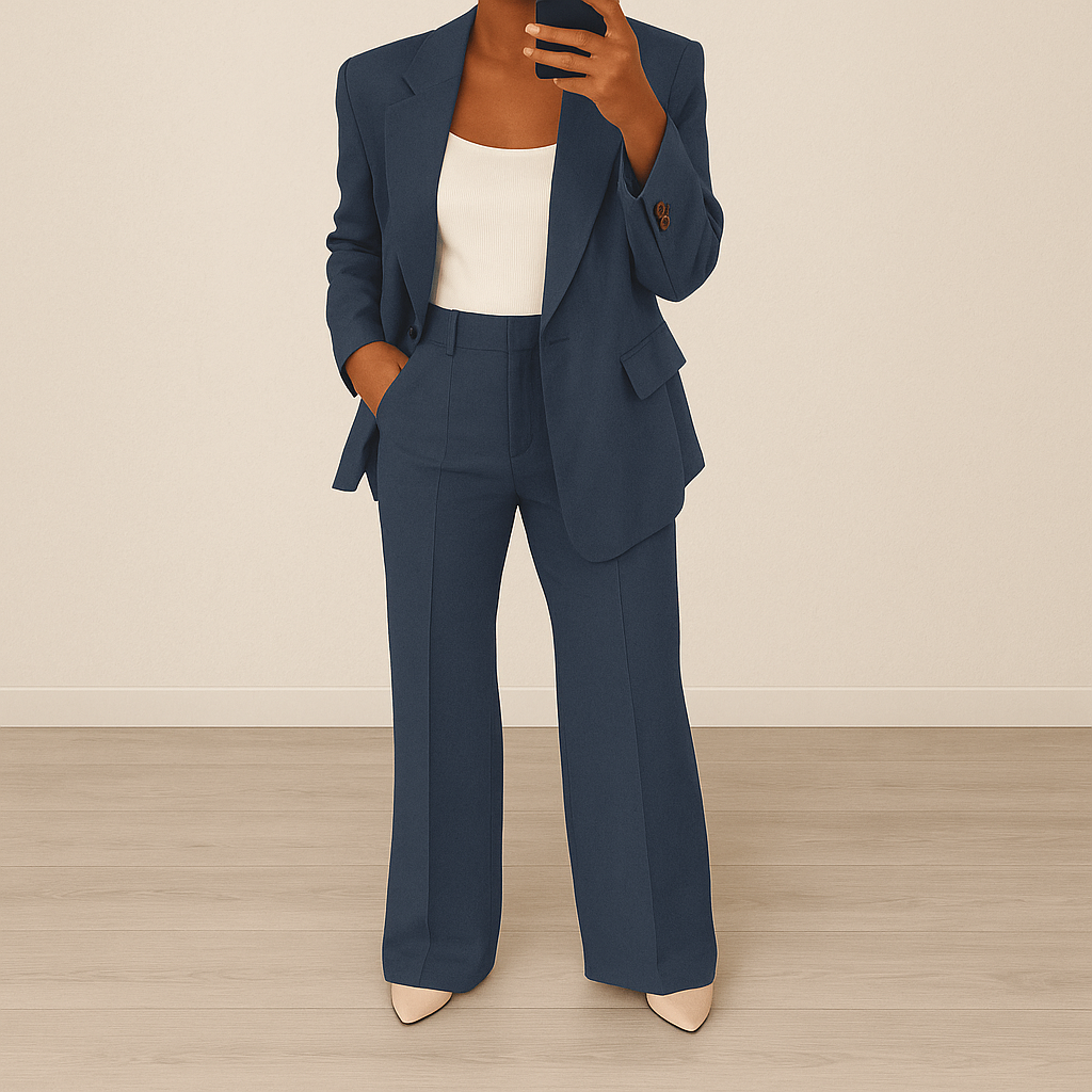 Dames pak | Perfect voor zowel zakelijke als casual gelegenheden | Broek met blazer