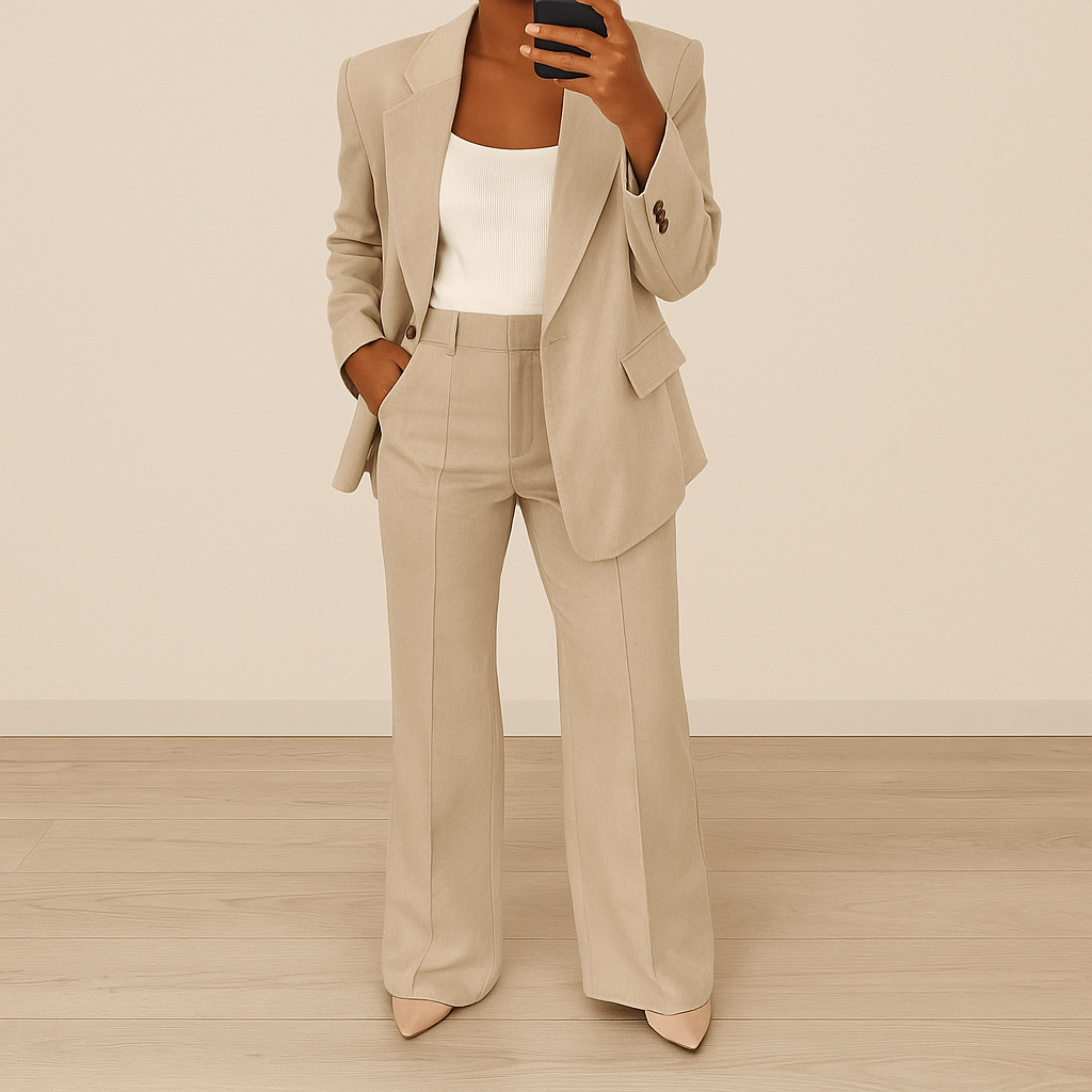 Dames pak | Perfect voor zowel zakelijke als casual gelegenheden | Broek met blazer