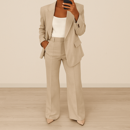 Dames pak | Perfect voor zowel zakelijke als casual gelegenheden | Broek met blazer