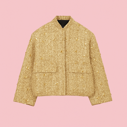 Bomberjack | Yasmine | Gouden glitter | Bekend van Tiktok | Populair en bijna uitverkocht!
