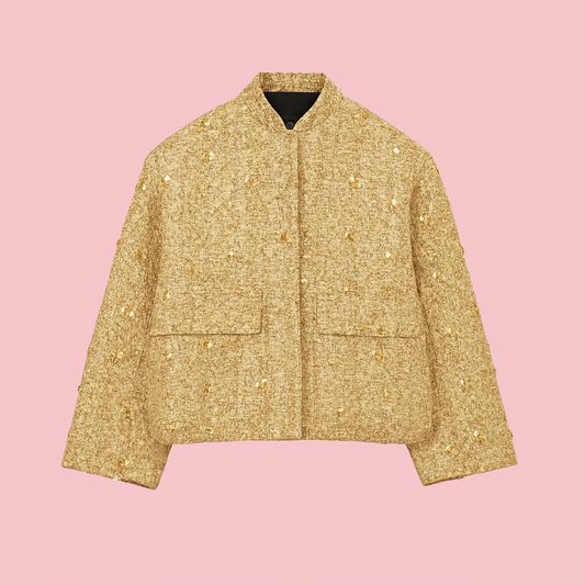 Bomberjack | Yasmine | Gouden glitter | Bekend van Tiktok | Populair en bijna uitverkocht!