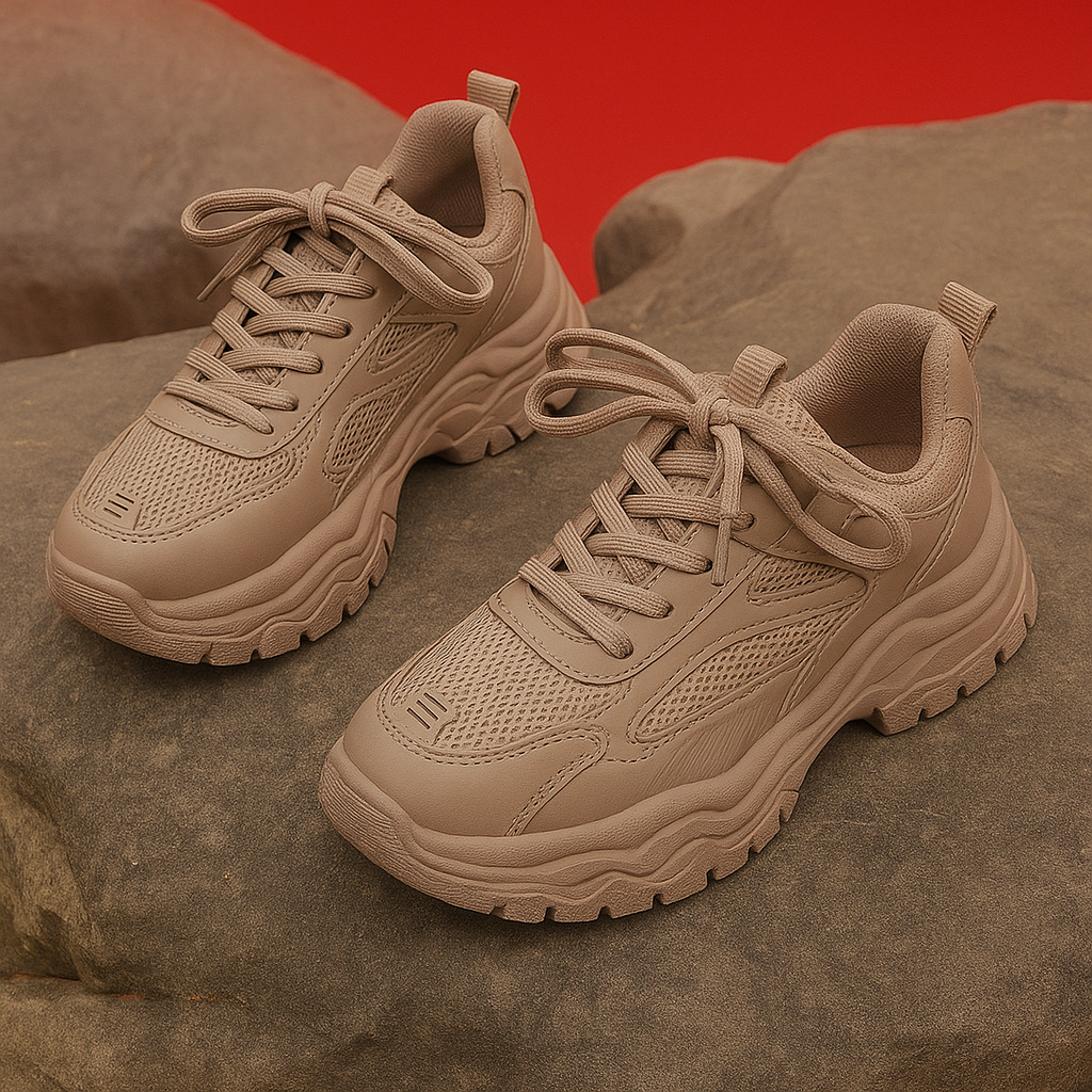 Lina | Sneakers | Speciaal ontworpen binnenzool | Biedt demping | Rubberen zool | Perfect voor dagelijks gebruik