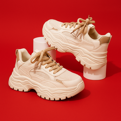 Lina | Sneakers | Speciaal ontworpen binnenzool | Biedt demping | Rubberen zool | Perfect voor dagelijks gebruik