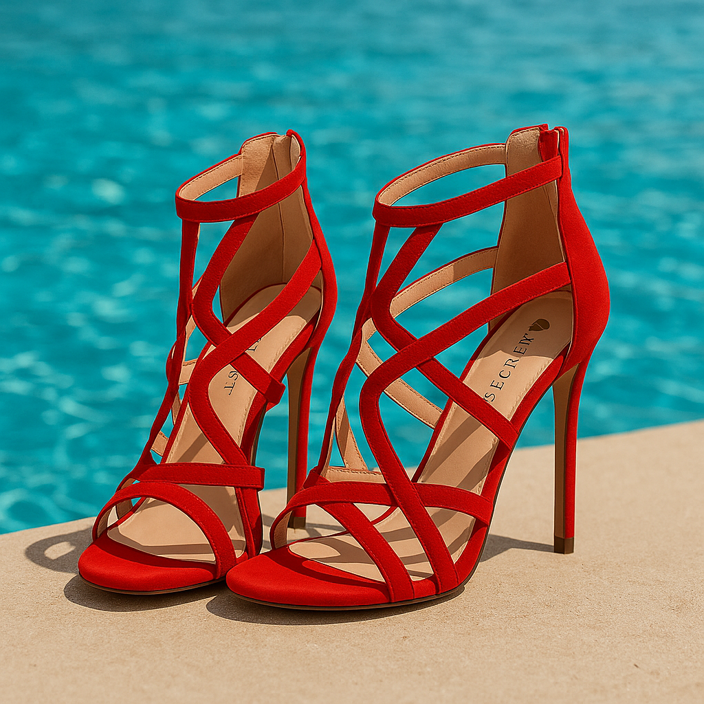 Pumps met bandjes om de voet | Mooie hoge hak | Om de show te stelen op iedere avond!