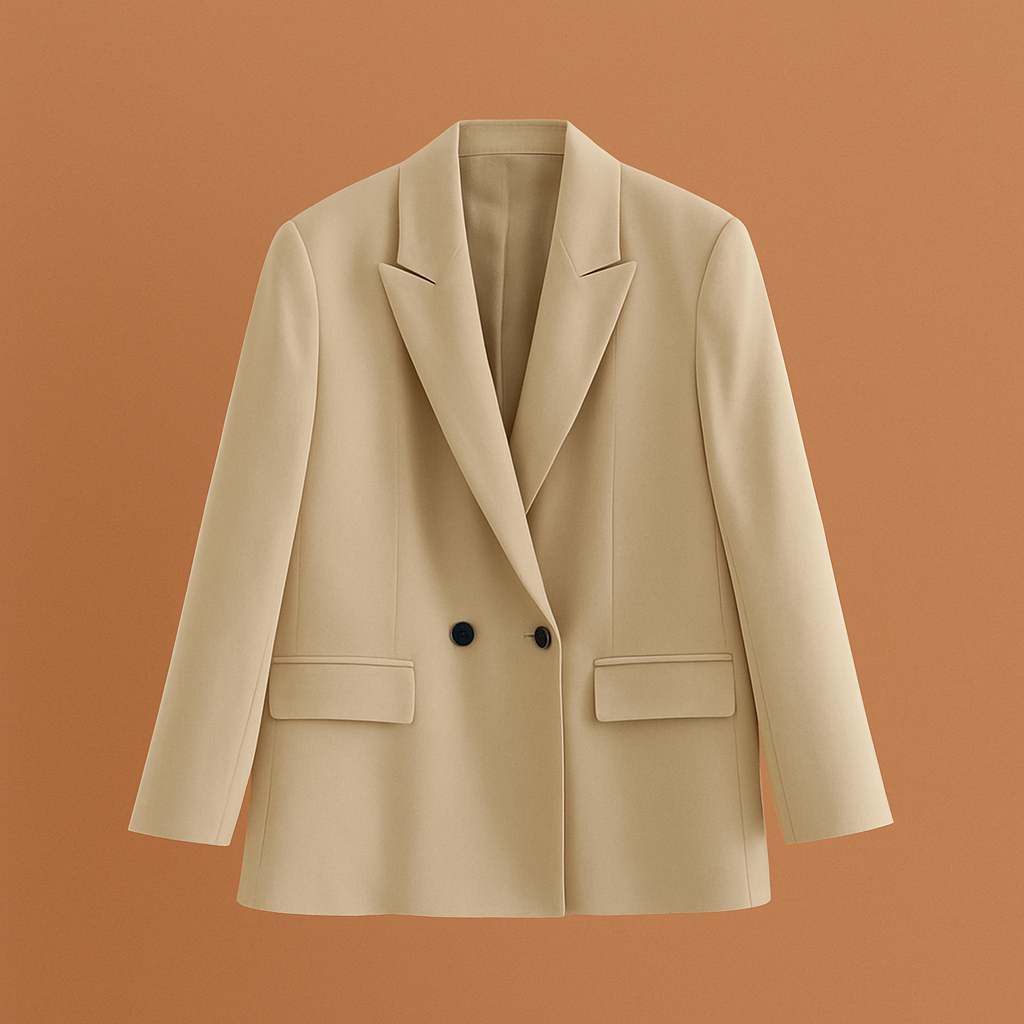 Meave | Blazer | Oversized pasvorm | Balans tussen elegantie en comfort | Dubbele knoopsluiting | Voor een chique uitstraling