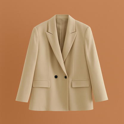 Meave | Blazer | Oversized pasvorm | Balans tussen elegantie en comfort | Dubbele knoopsluiting | Voor een chique uitstraling