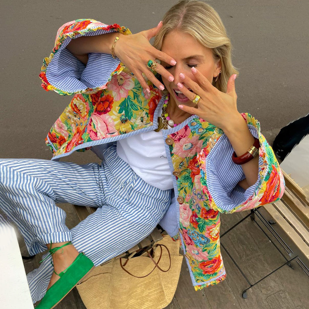 Claire - Bloementjes jas
